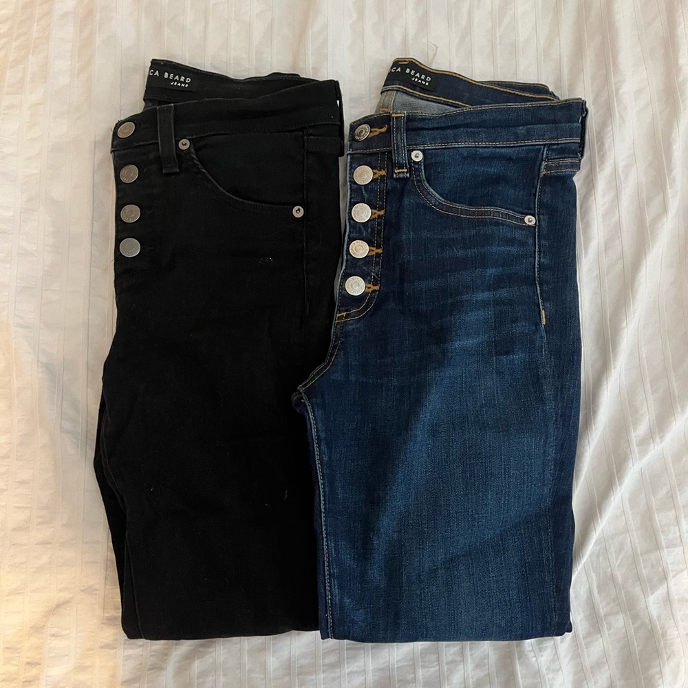 TWO pairs of Veronica Beard Jeans